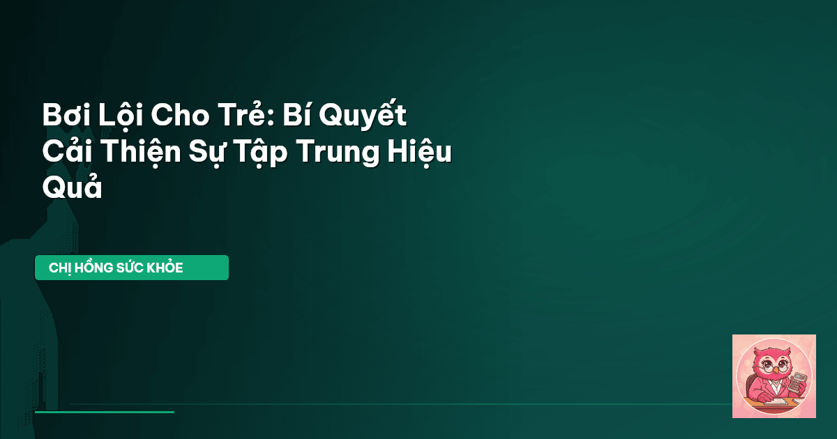 bơi lội cho trẻ
