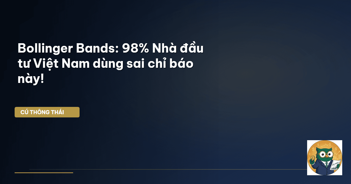 Bollinger Bands: 98% Nhà đầu tư Việt Nam dùng sai chỉ báo này!