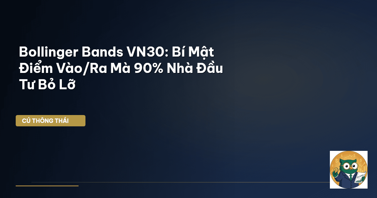 Bollinger Bands VN30: Bí Mật Điểm Vào/Ra Mà 90% Nhà Đầu Tư Bỏ Lỡ