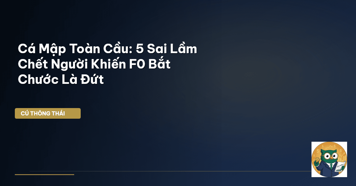 Cá Mập Toàn Cầu: 5 Sai Lầm Chết Người Khiến F0 Bắt Chước Là Đứt