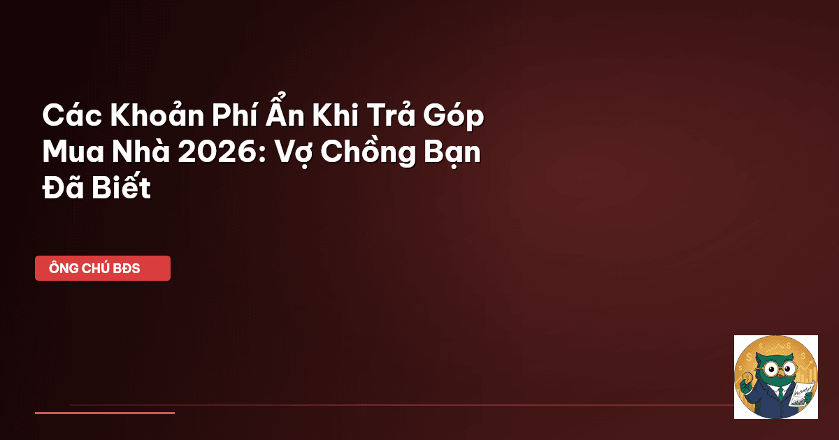 phí ẩn mua nhà