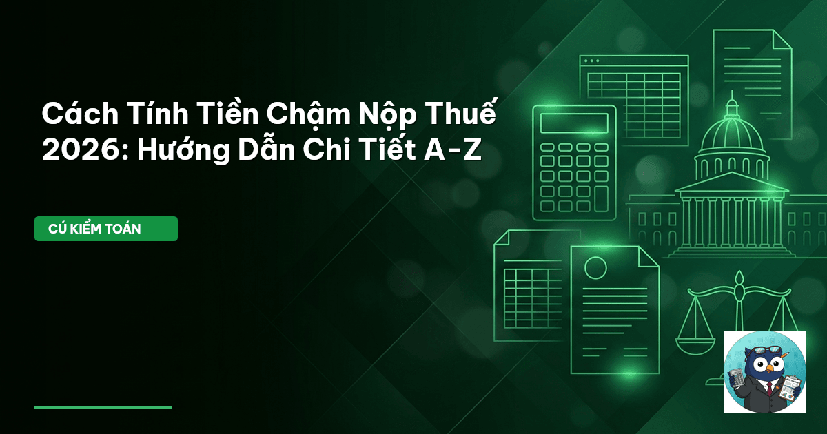 tính tiền chậm nộp thuế