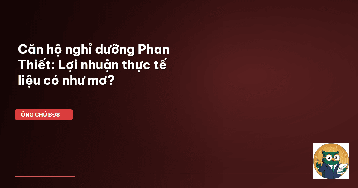 căn hộ nghỉ dưỡng Phan Thiết
