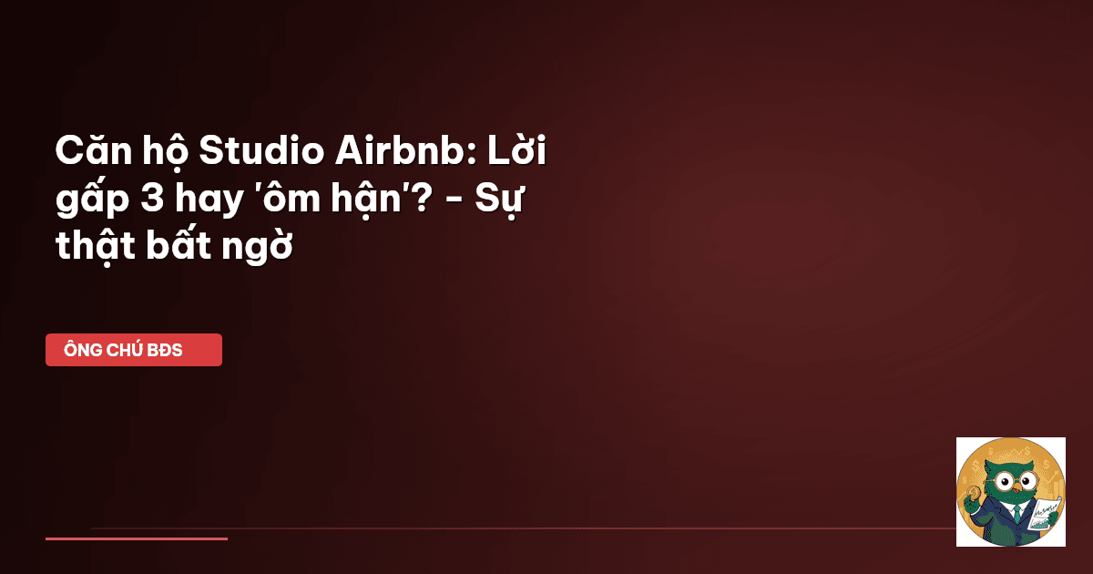 đầu tư căn hộ studio