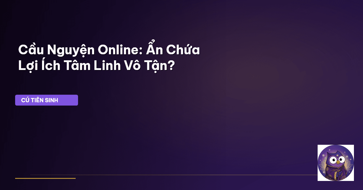 cầu nguyện online