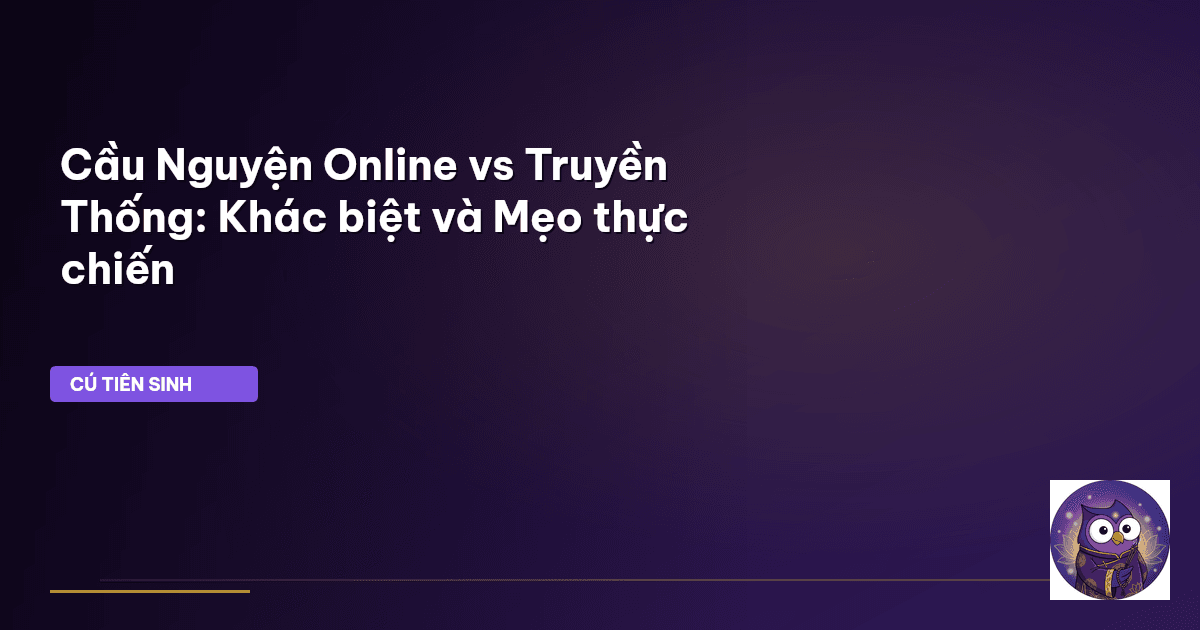 cầu nguyện online