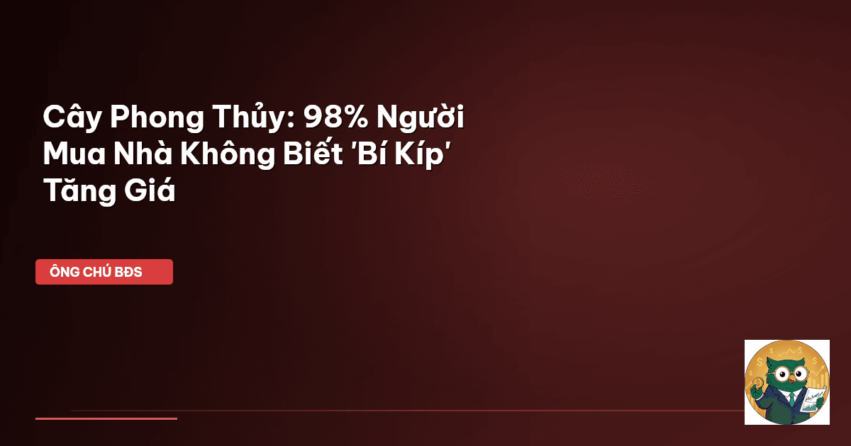 cây xanh phong thủy