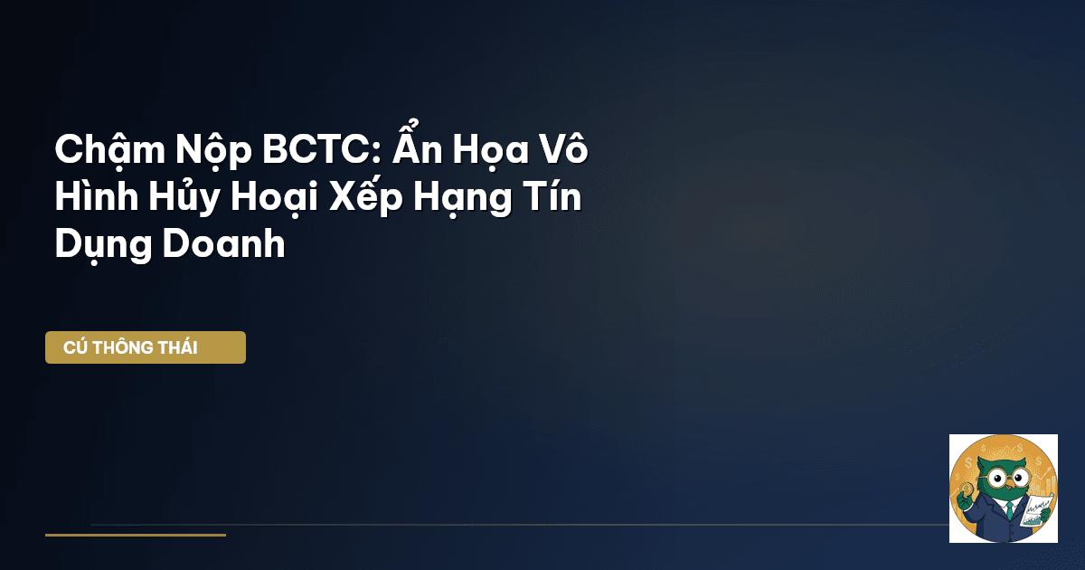 Chậm Nộp BCTC: Ẩn Họa Vô Hình Hủy Hoại Xếp Hạng Tín Dụng Doanh