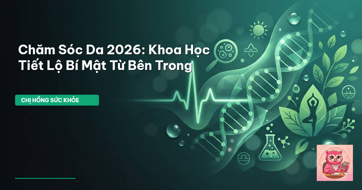 Chăm Sóc Da 2026: Khoa Học Tiết Lộ Bí Mật Từ Bên Trong