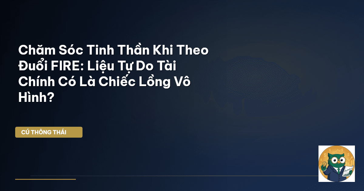 Chăm Sóc Tinh Thần Khi Theo Đuổi FIRE: Liệu Tự Do Tài Chính Có Là Chiếc Lồng Vô Hình?