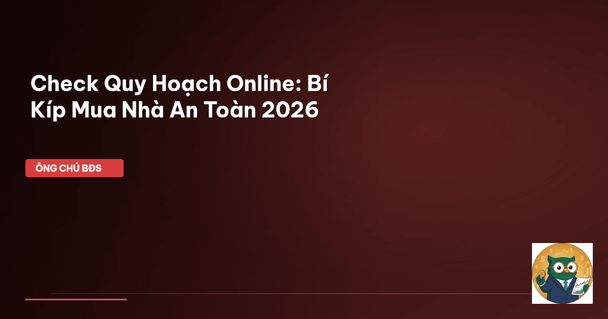 check quy hoạch online