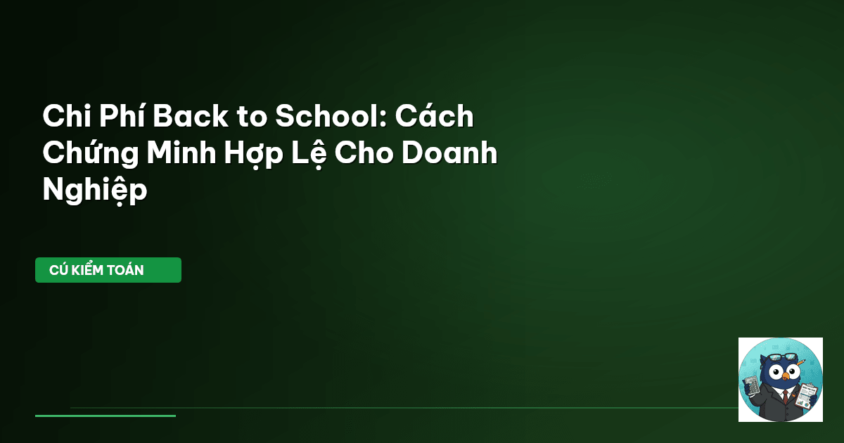 chi phí back to school