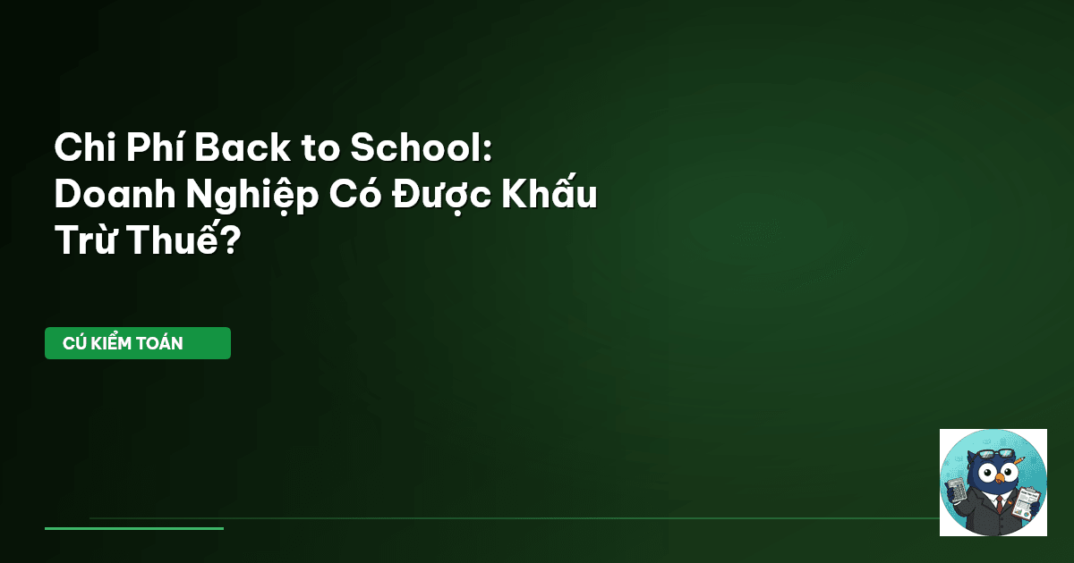 chi phí back to school