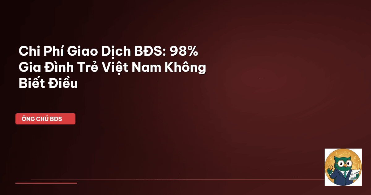 chi phí giao dịch bđs