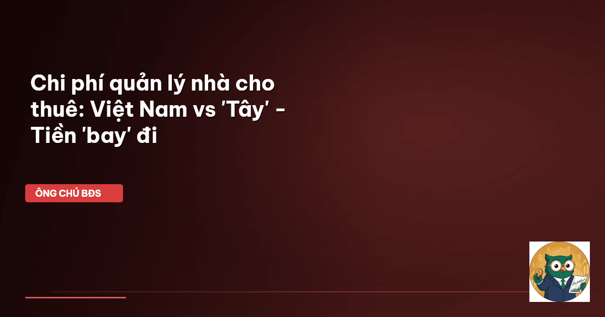 chi phí quản lý nhà cho thuê