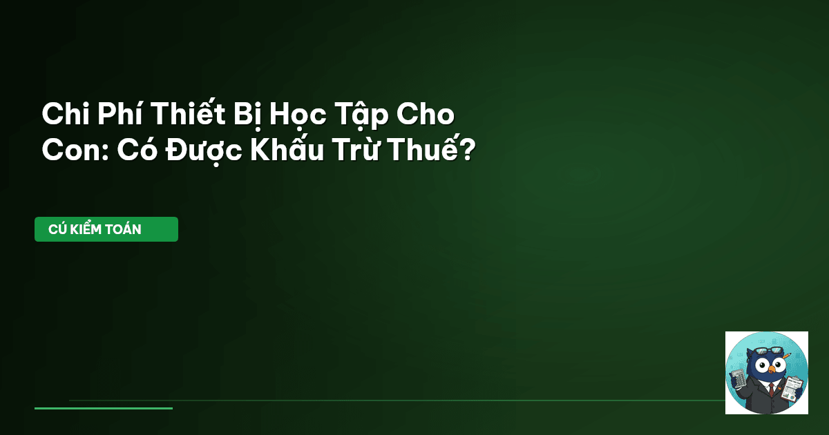 khấu trừ thuế