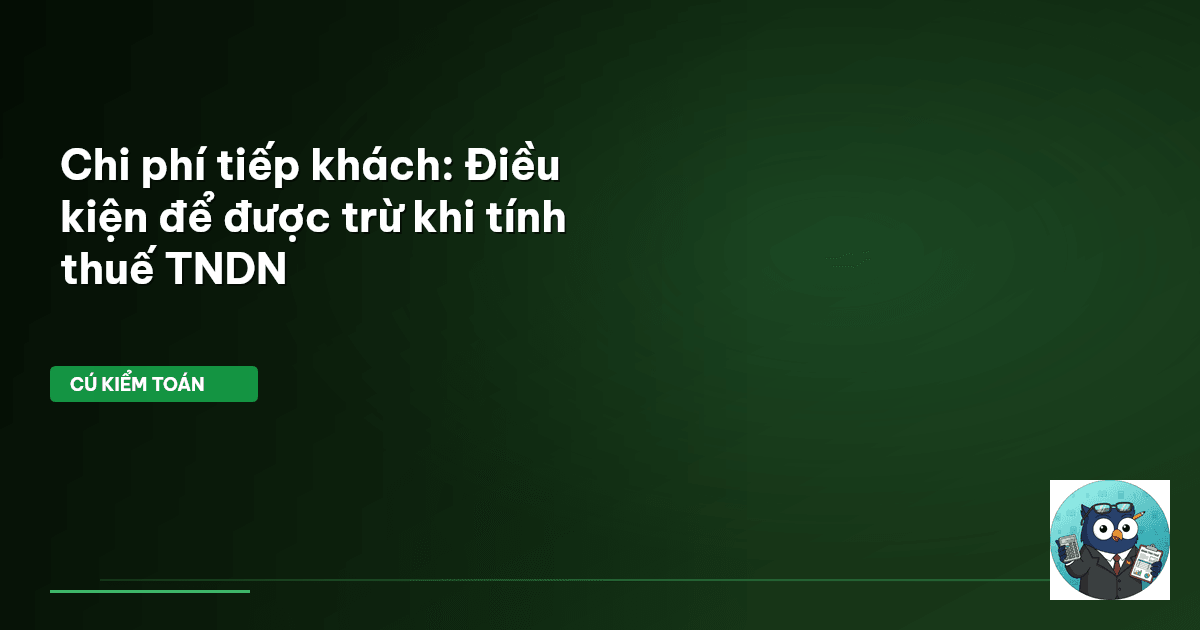 chi phí tiếp khách