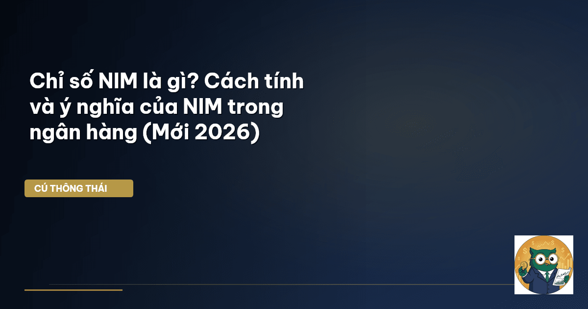 Chỉ số NIM là gì? Cách tính và ý nghĩa của NIM trong ngân hàng (Mới 2026)