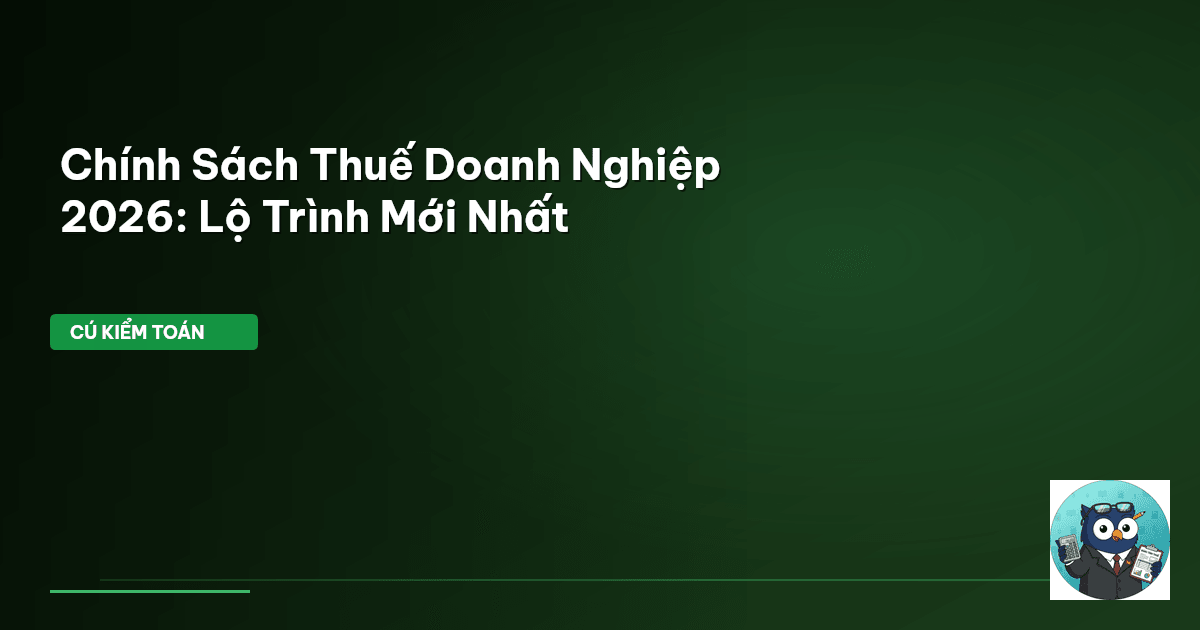 thuế doanh nghiệp 2026