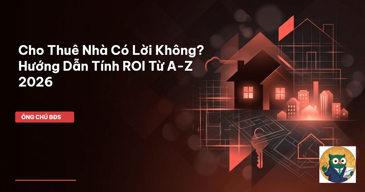 Cho Thuê Nhà Có Lời Không? Hướng Dẫn Tính ROI Từ A-Z 2026