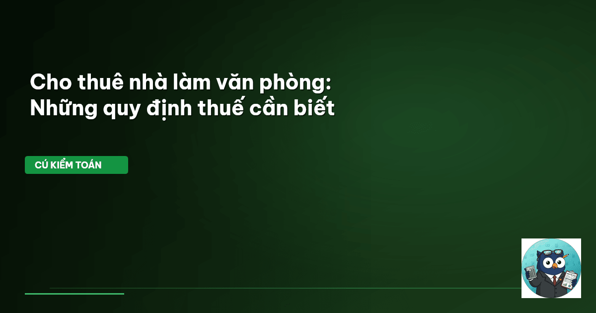 thuế cho thuê nhà