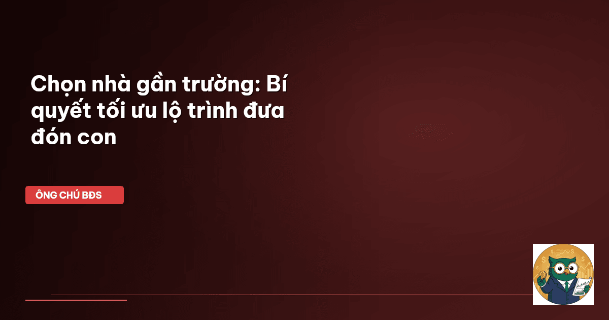 mua nhà gần trường