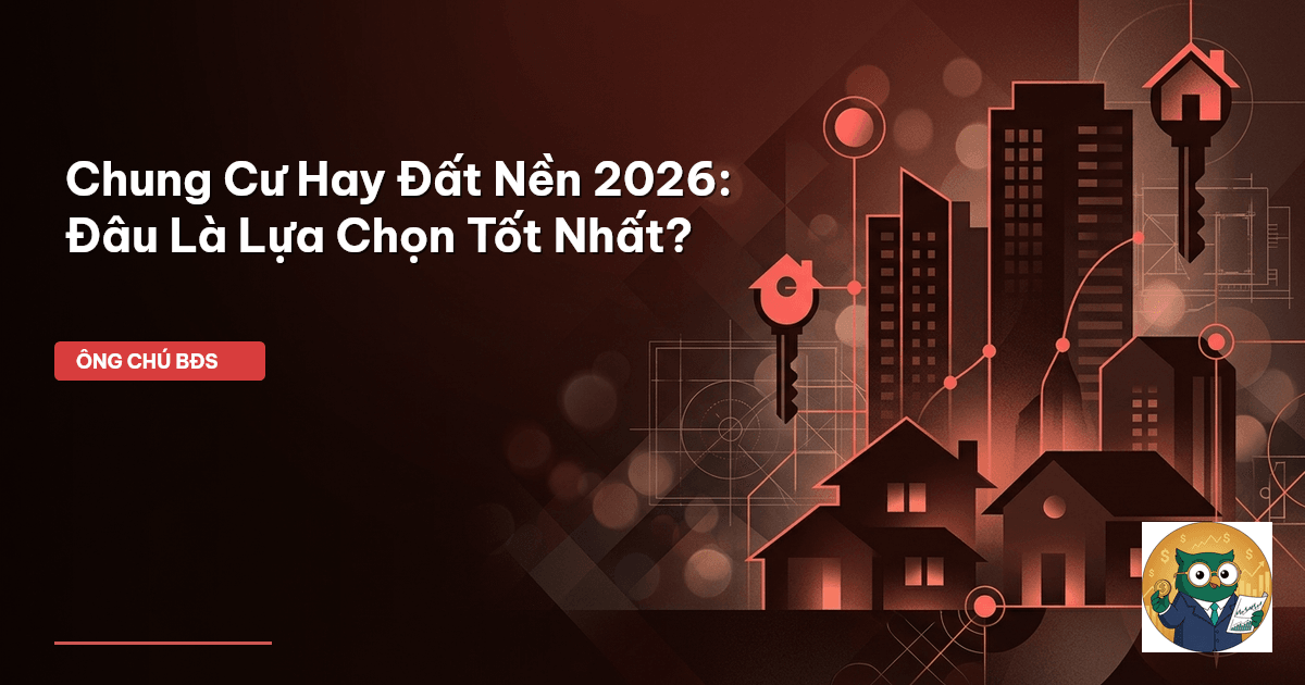 chung cư hay đất nền