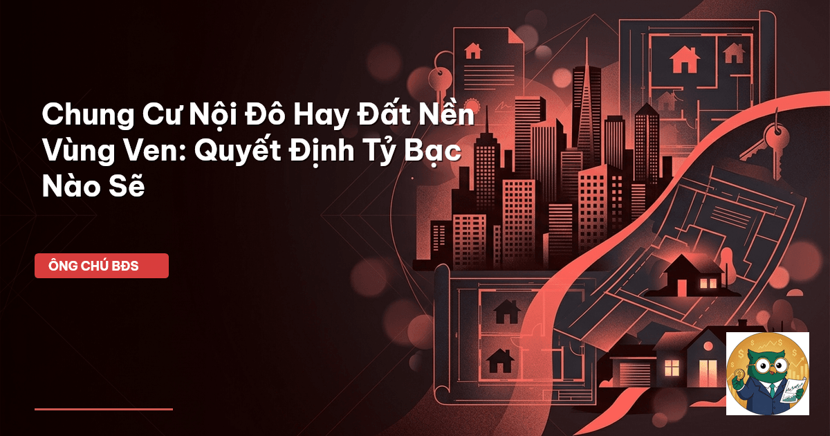 mua nhà chung cư hay đất nền