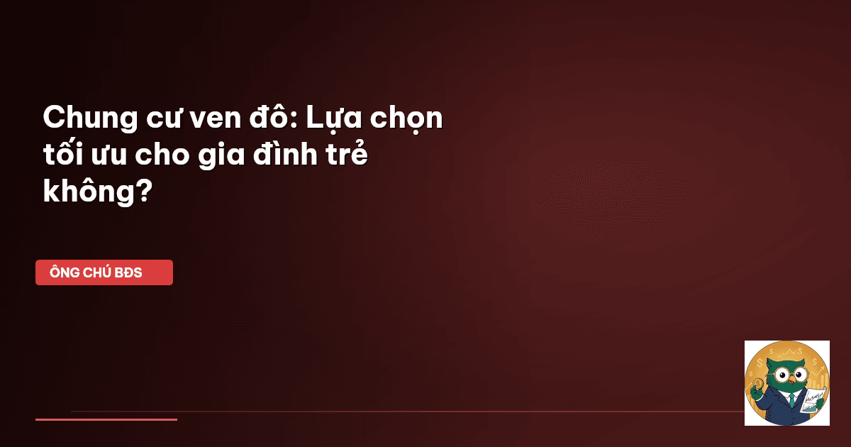 chung cư ven đô