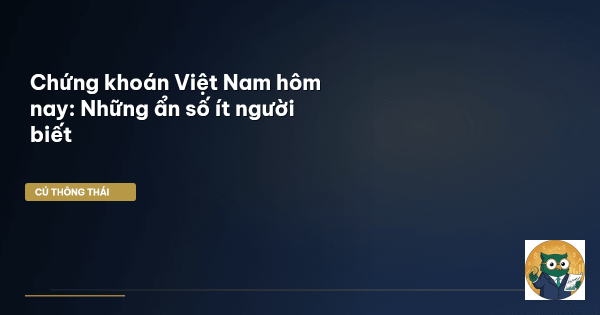 chứng khoán Việt Nam hôm nay