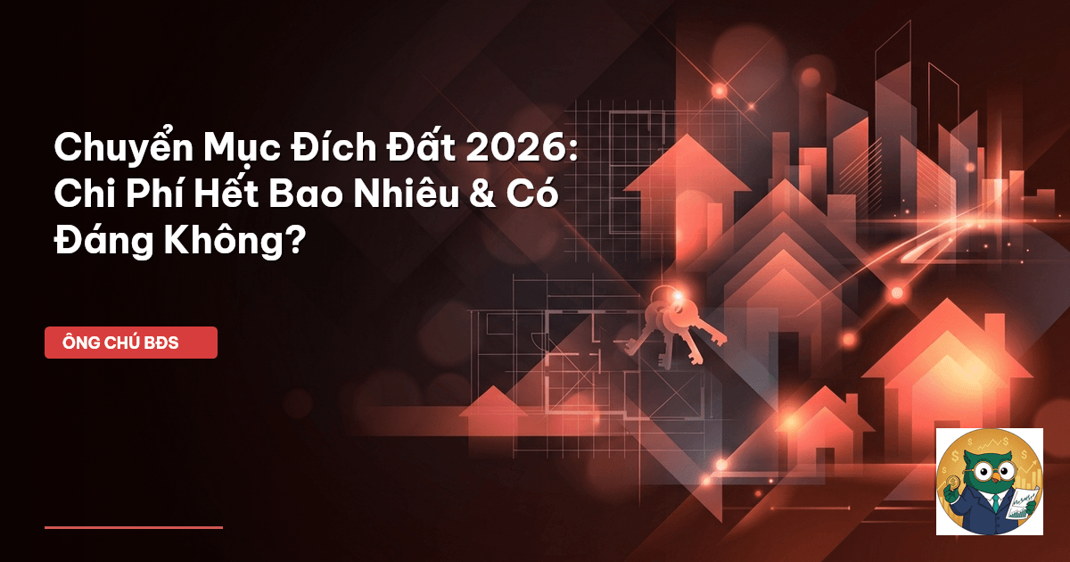 chi phí chuyển mục đích sử dụng đất