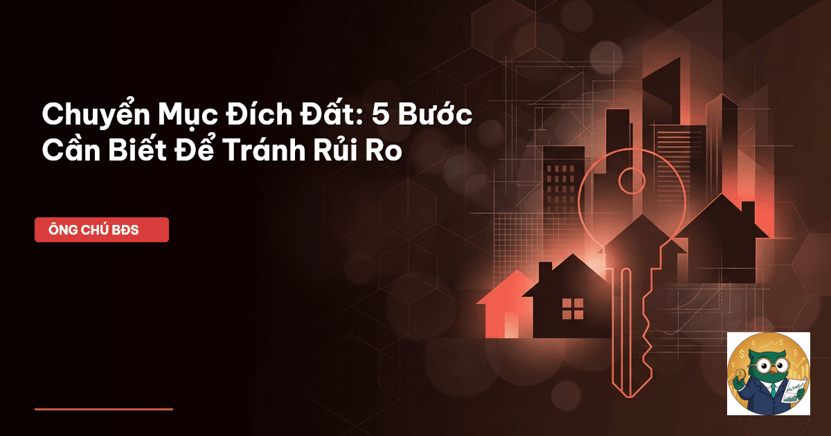 chuyển mục đích sử dụng đất