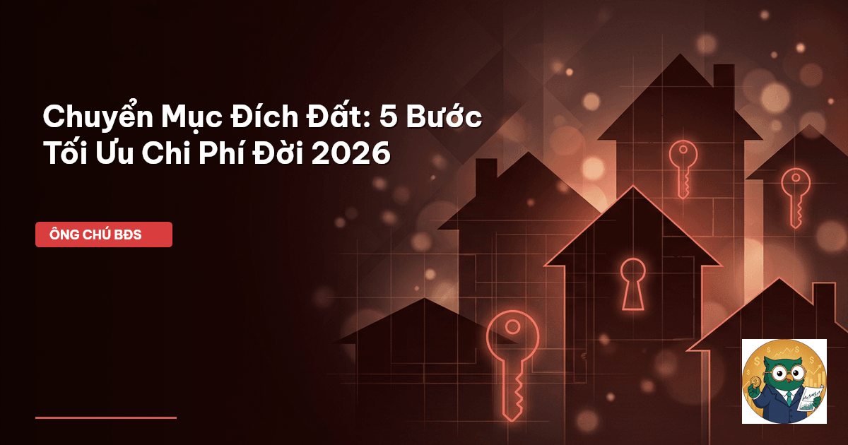chuyển mục đích sử dụng đất