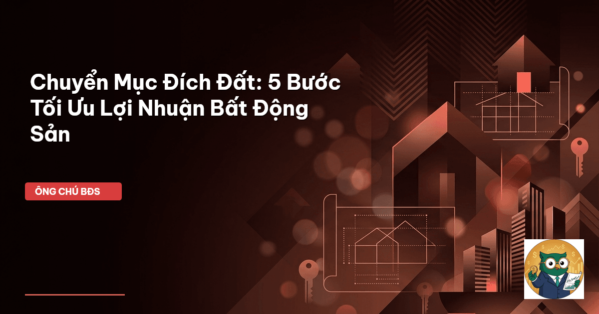 chuyển mục đích sử dụng đất