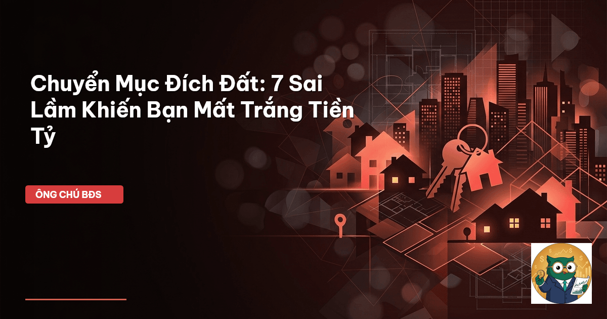 chuyển mục đích sử dụng đất