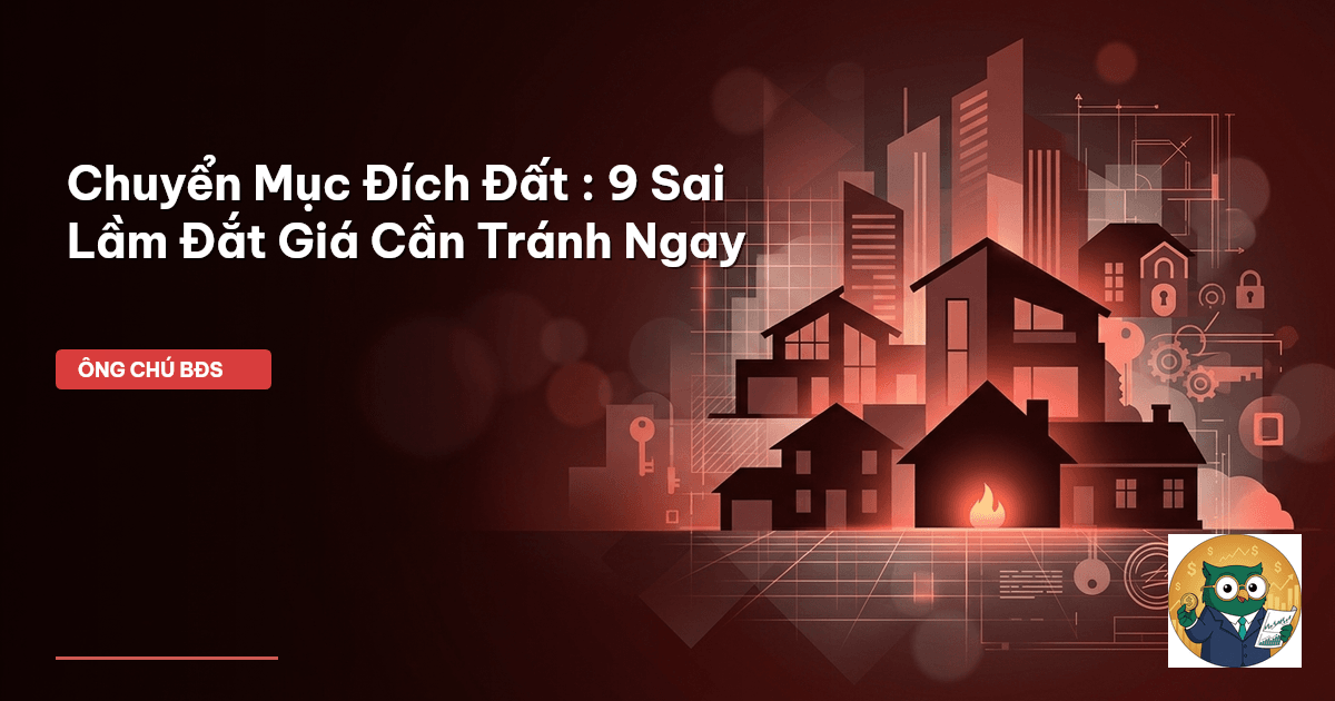 chuyển mục đích sử dụng đất