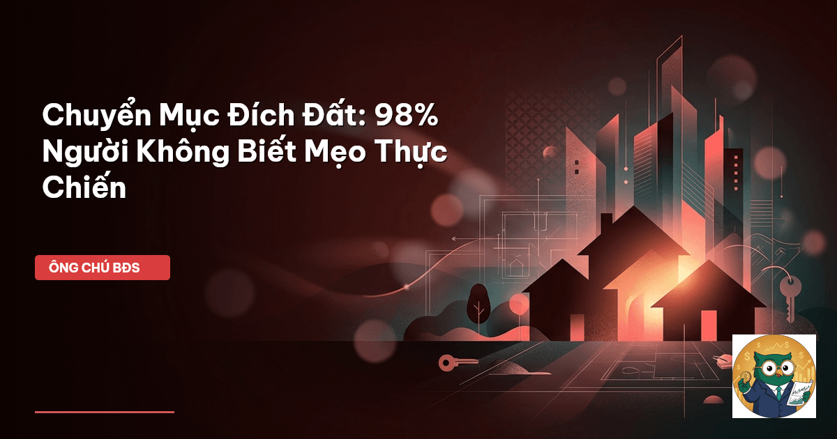 chuyển mục đích sử dụng đất