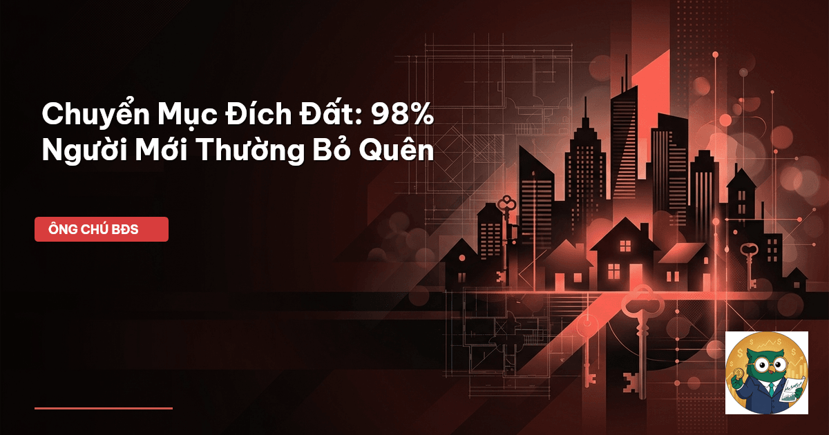 chuyển mục đích sử dụng đất