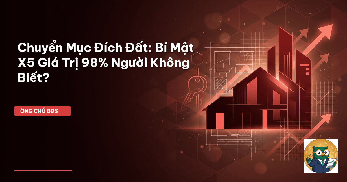 chuyển mục đích sử dụng đất