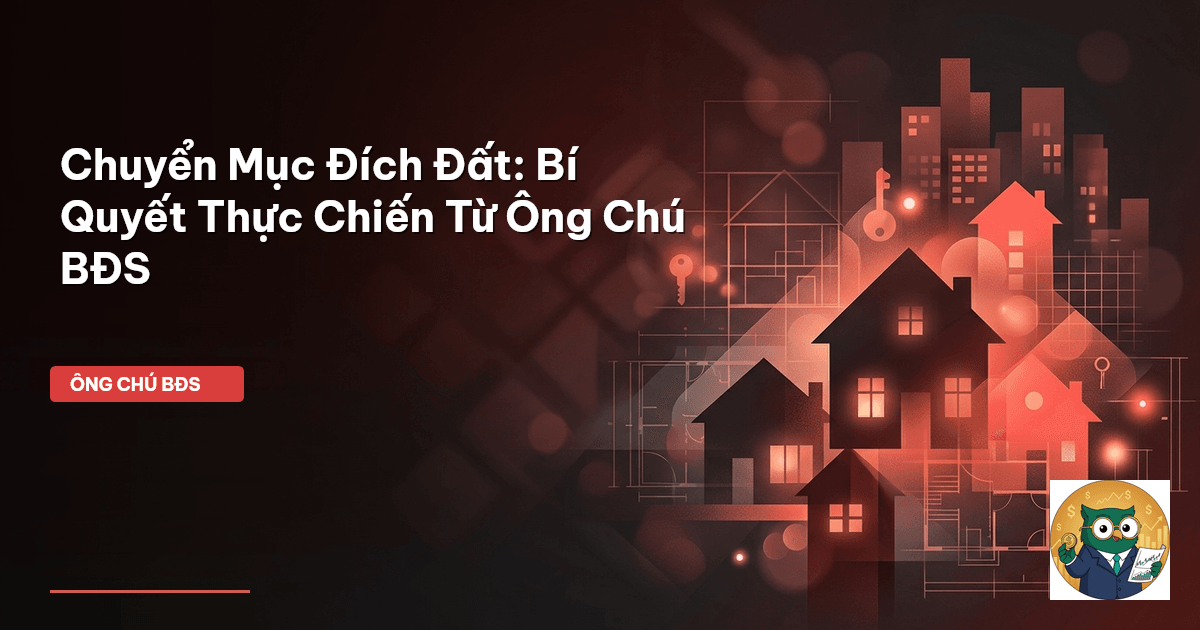 chuyển mục đích sử dụng đất