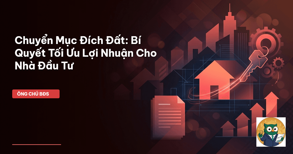 chuyển mục đích sử dụng đất