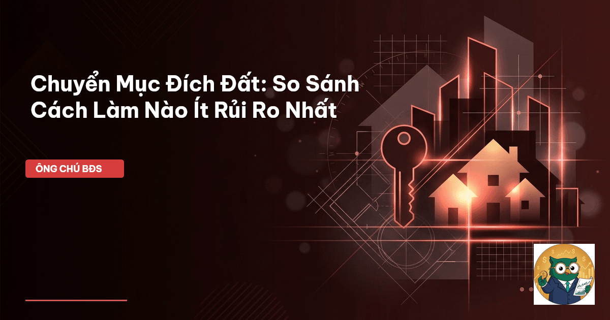 chuyển mục đích sử dụng đất