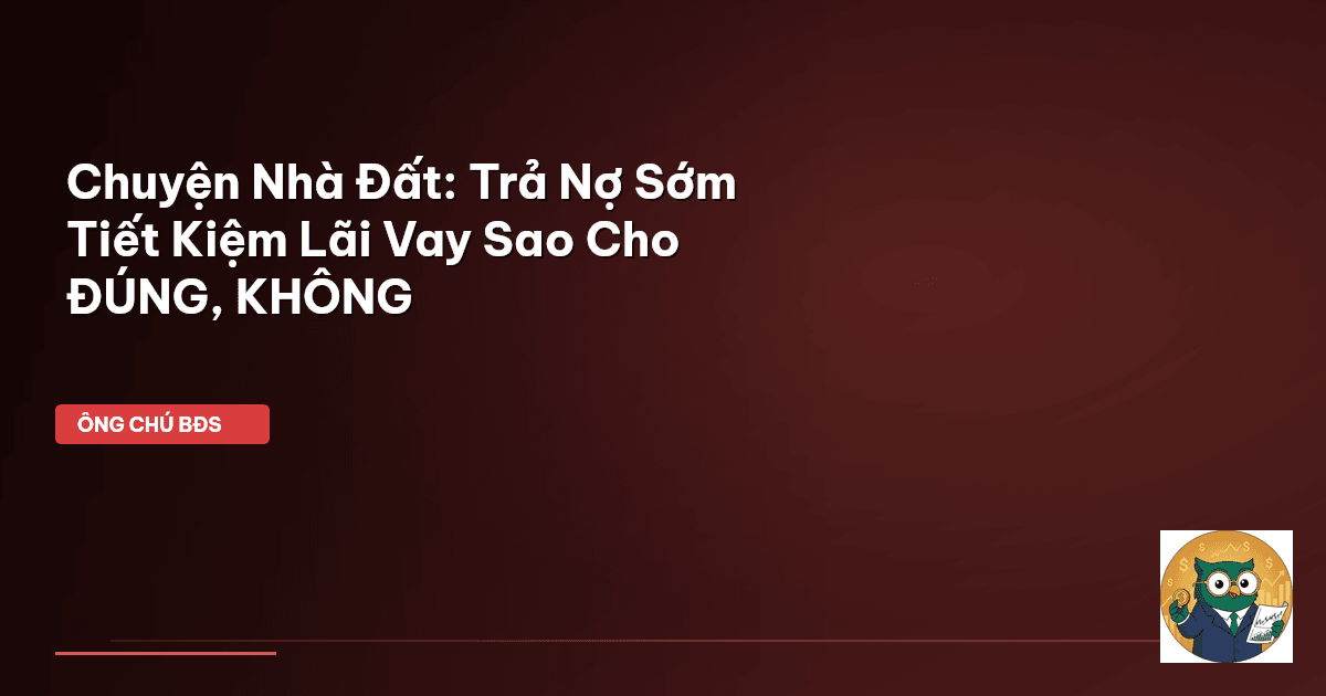 trả nợ sớm