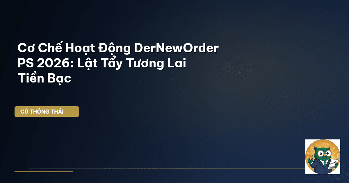 Cơ Chế Hoạt Động DerNewOrder PS 2026: Lật Tẩy Tương Lai Tiền Bạc