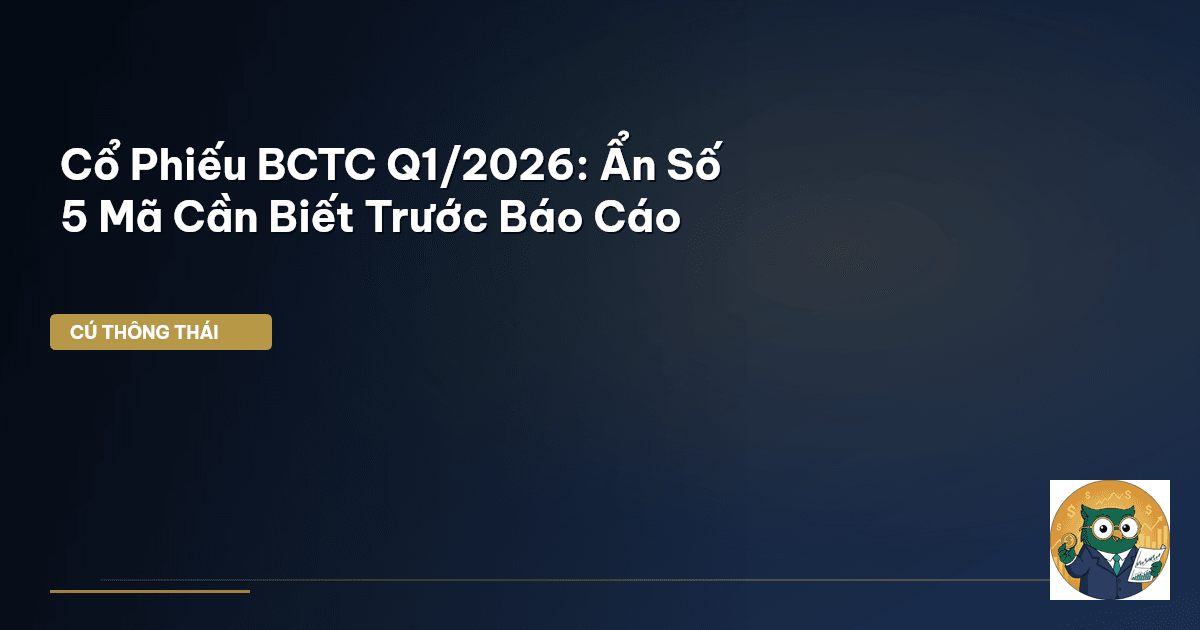 Cổ Phiếu BCTC Q1/2026: Ẩn Số 5 Mã Cần Biết Trước Báo Cáo