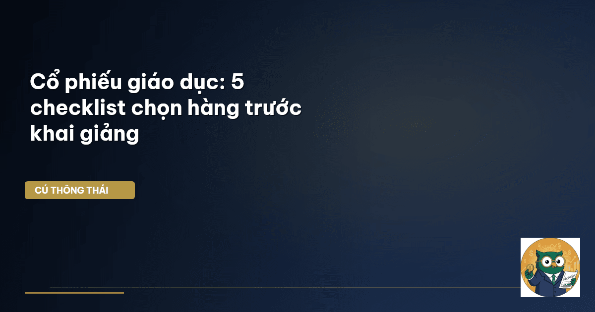 cổ phiếu giáo dục