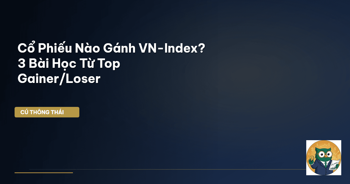 Cổ Phiếu Nào 'Gánh' VN-Index? 3 Bài Học Từ Top Gainer/Loser