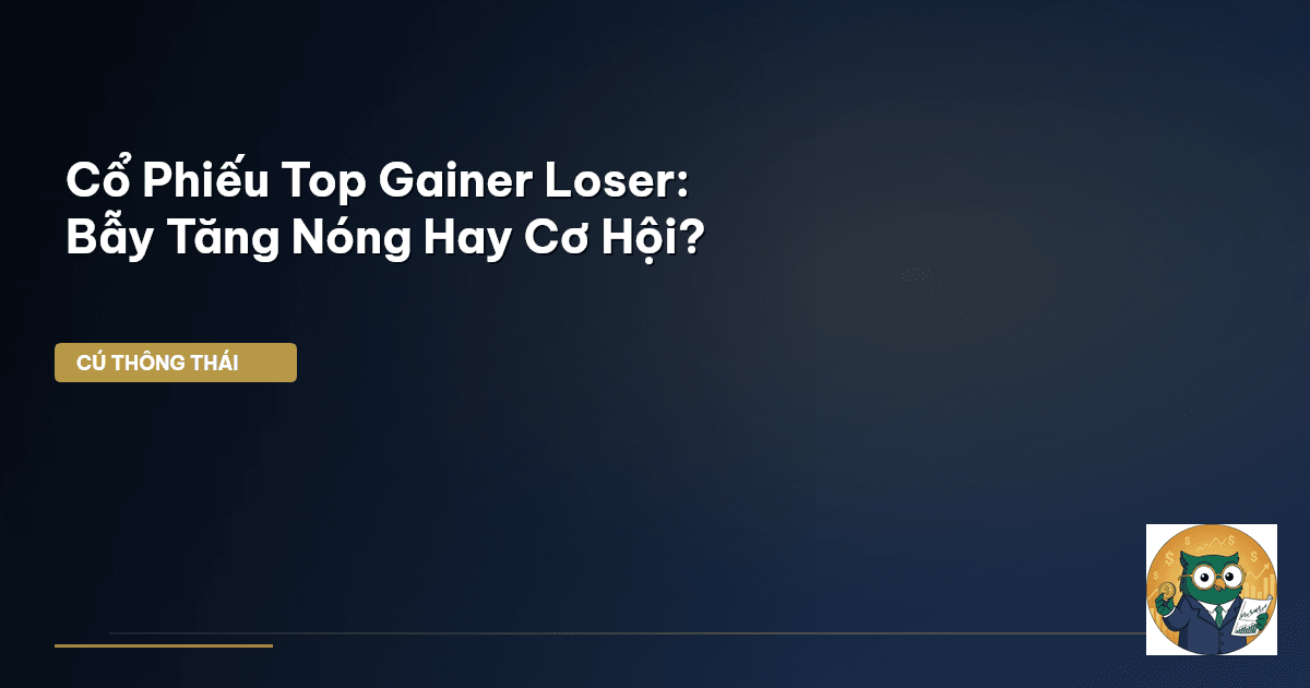 top gainer loser hôm nay