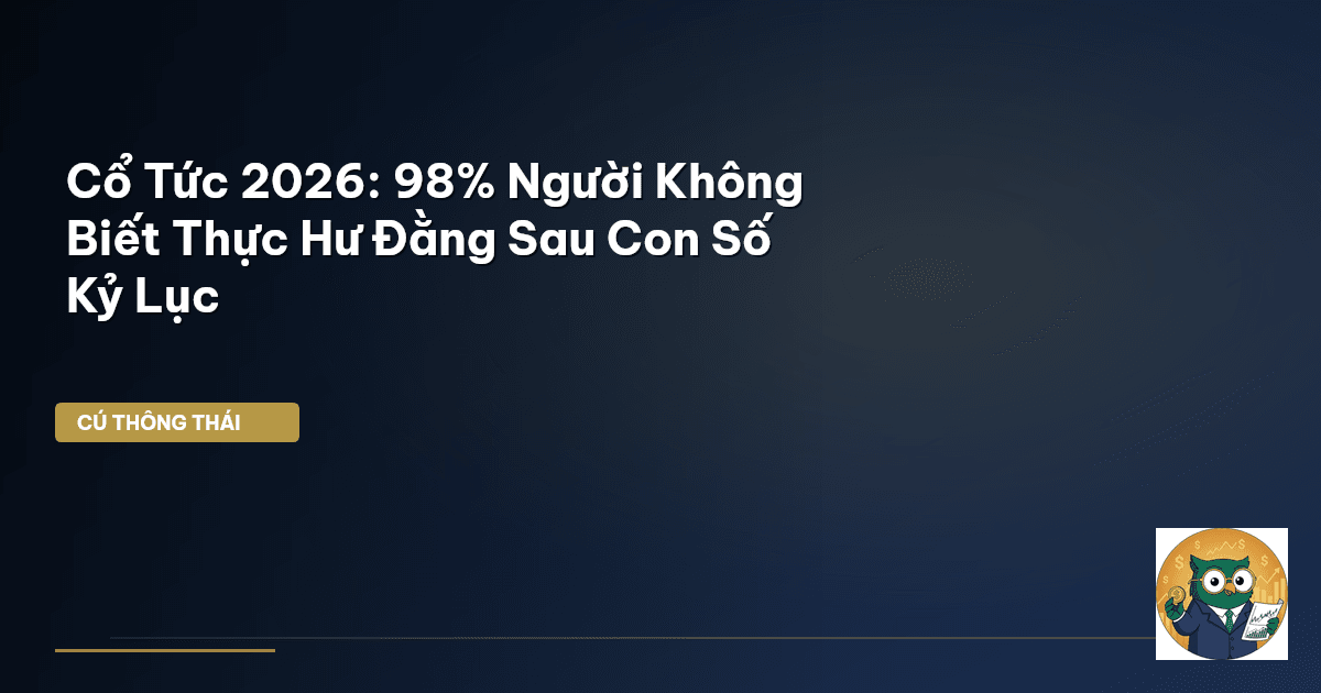 Cổ Tức 2026: 98% Người Không Biết Thực Hư Đằng Sau Con Số Kỷ Lục