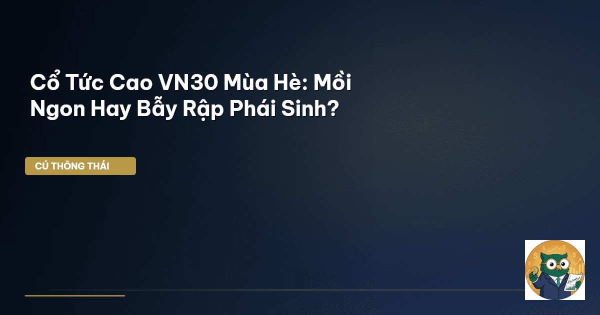 Cổ Tức Cao VN30 Mùa Hè: Mồi Ngon Hay Bẫy Rập Phái Sinh?